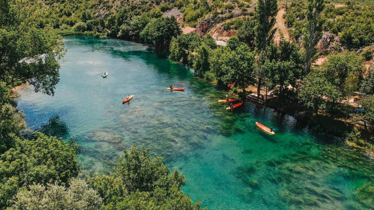 River huts Zrmanja Obrovac Exteriör bild